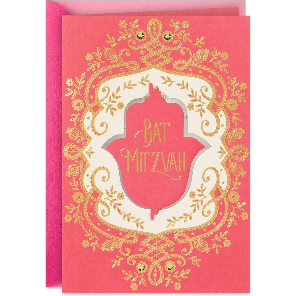 image:imageHallmark Signature Bat Mitzvah Card Best Day EverHamsa