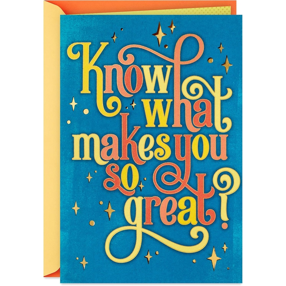 image:imageHallmark Signature Birthday Card Mylar Balloons 799RZH1060What Makes You So Great