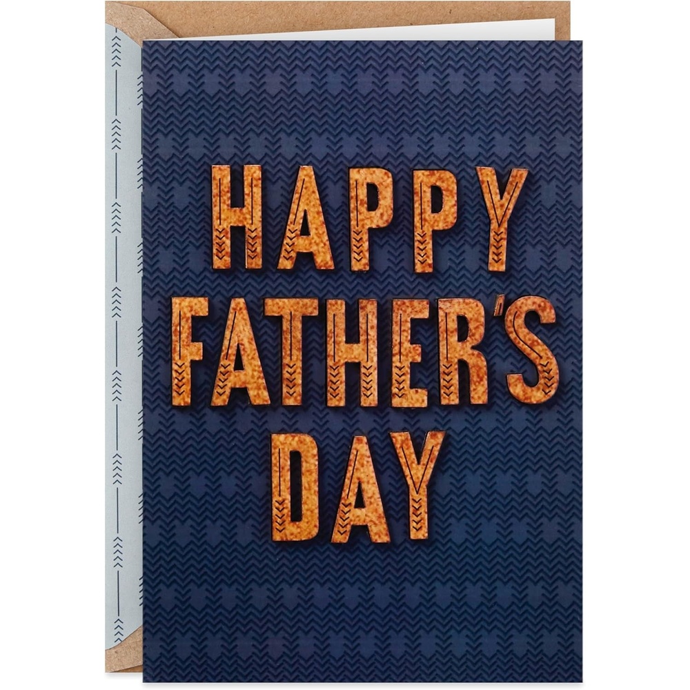 image:imageHallmark Signature Fathers Day Card Cork Lettering Thankful for You 799FFW9652Cork Lettering  Thankful