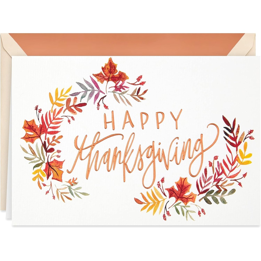 image:imageHallmark Signature Peanuts Thanksgiving Card Snoopy and WoodstockBlessings and Love