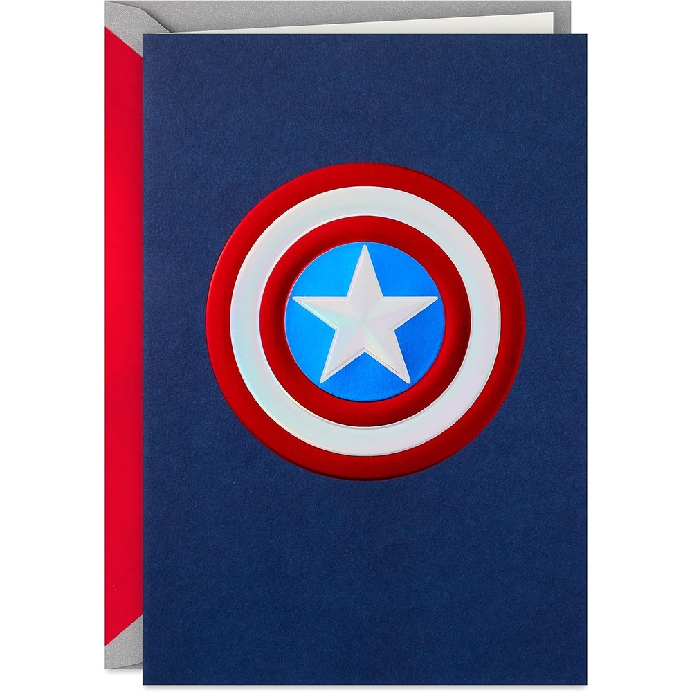 image:imageHallmark Signature Star Wars Fathers Day Card Chewbacca May the 4thCaptain American Shielf