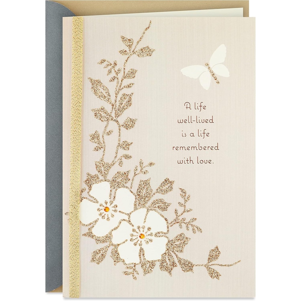 image:imageHallmark Signature Sympathy Card Angel FeathersRemembered with Love