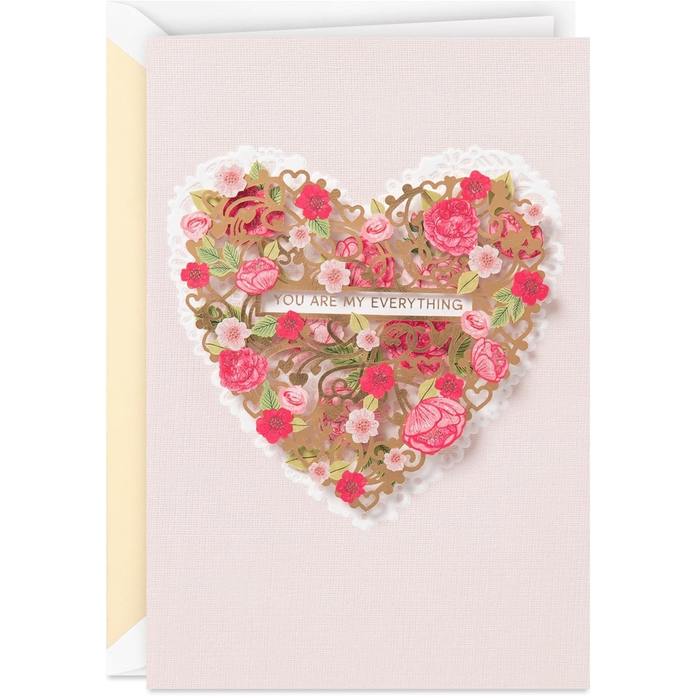image:imageHallmark Signature Valentines Day Card Sports Jerseys Same Team799VFE1144Heart Roses  My Everything