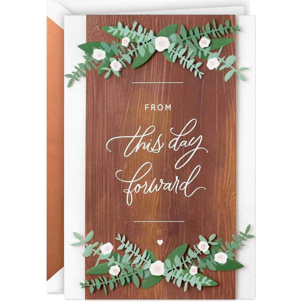 image:imageHallmark Signature Wedding Card Just the BeginningFrom This Day Forward