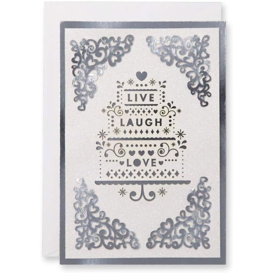 image:imageHallmark Signature Wedding Card Live Laugh LoveLive Laugh Love