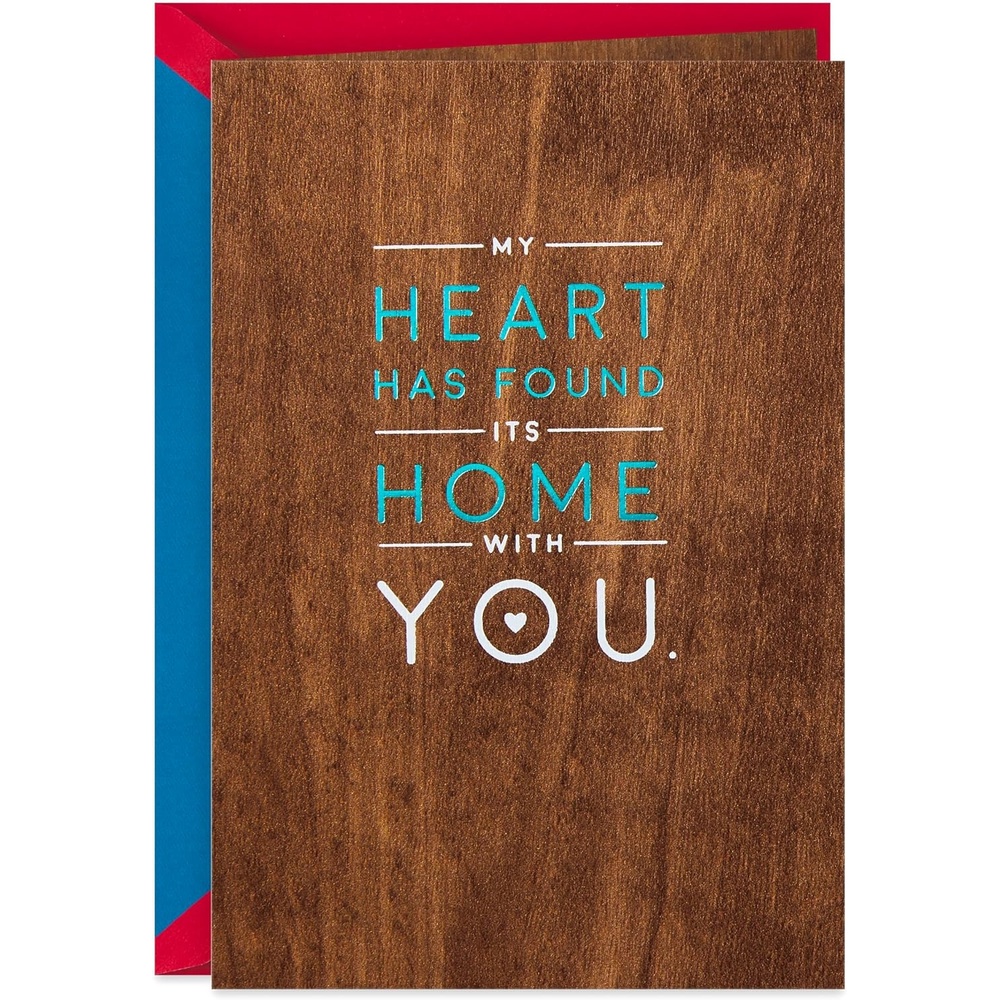 image:imageHallmark Signature Wood Valentines Day Card for Husband Wife Boyfriend Girlfriend Love Our Life Together Anniversary Card Love CardLove Our Life Together