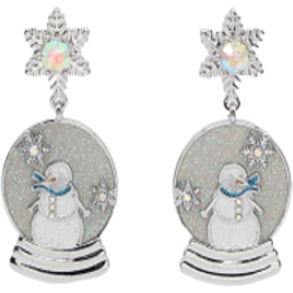 image:imageHallmark Snowman Snow Globe Earrings