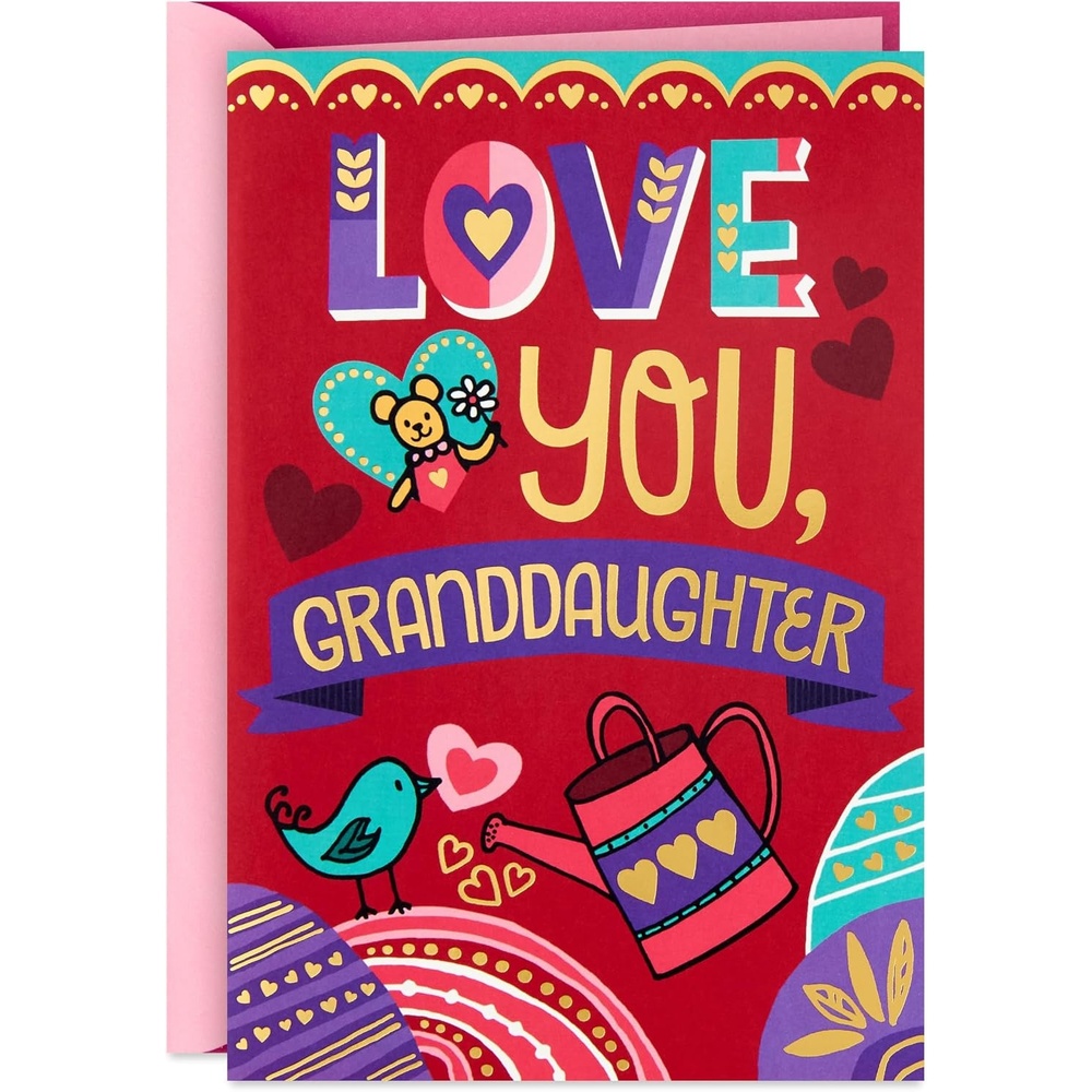 image:imageHallmark Valentines Day Card for Granddaughter Pop Up Honeycomb