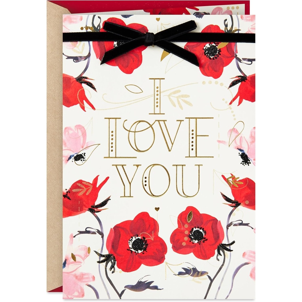 image:imageHallmark Valentines Day Card for Significant Other I Love You FlowersI Love You  Flowers
