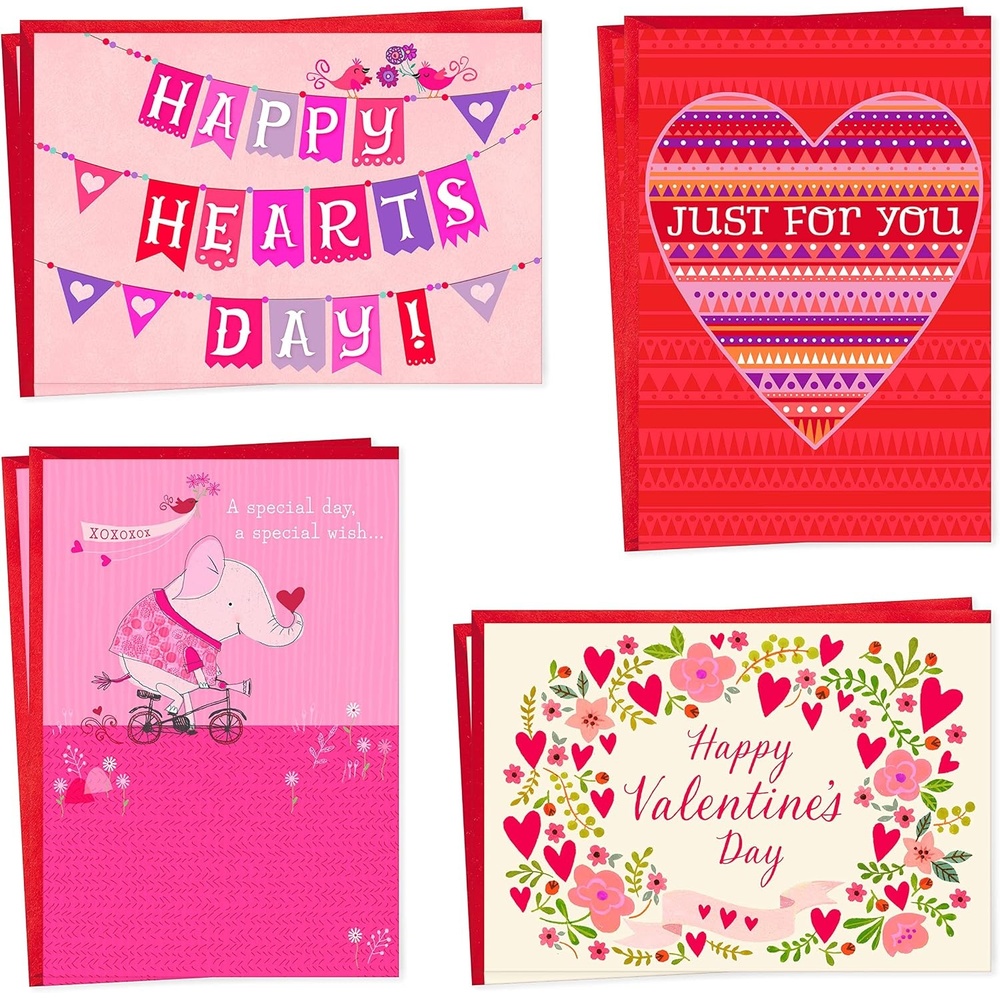 image:imageHallmark Vida Spanish Valentines Day Cards Assortment for Kids 8 Valentines Day Cards with Envelopes Feliz Da de San ValentnCheerful Illustrations  8 Cards with Envelopes