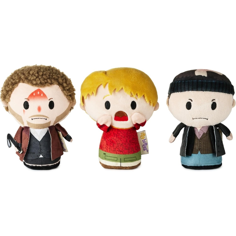 image:imageHallmark itty bittys Home Alone Plush Toys Set of 3 Kevin McCallister Marv and Harry Gift for Kids Fans Collectors