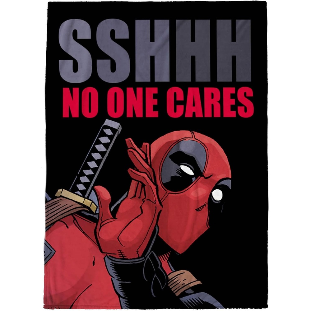 image:imageJay Franco Kids Plush Throw Blanket  Soft amp Comfy 50x70 Inches Throw for Couch or Bed  Cozy Home Dcor for Living Room amp Bedroom Multi  Rainbow BriteMulti  Deadpool