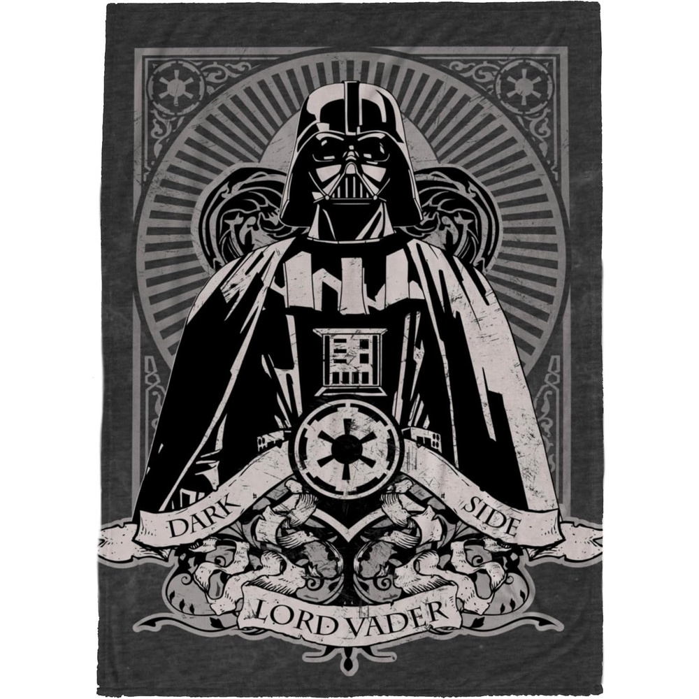 image:imageJay Franco Kids Plush Throw Blanket  Soft amp Comfy 50x70 Inches Throw for Couch or Bed  Cozy Home Dcor for Living Room amp Bedroom Multi  Rainbow BriteBlack  Star Wars