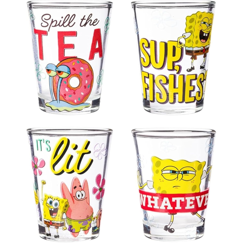 image:imageSilver Buffalo Rainbow Brite 4 Piece Mini Glass Set Featuring Starlite Twink Rainbow Brite and Puppy Brite 15 OuncesSpongebob Squarepants Quotes