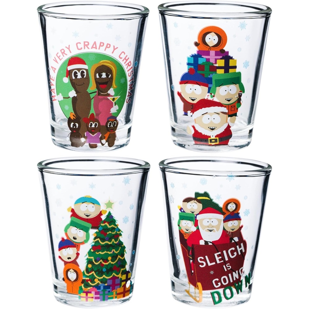 image:imageSilver Buffalo Rainbow Brite 4 Piece Mini Glass Set Featuring Starlite Twink Rainbow Brite and Puppy Brite 15 OuncesXmas Group