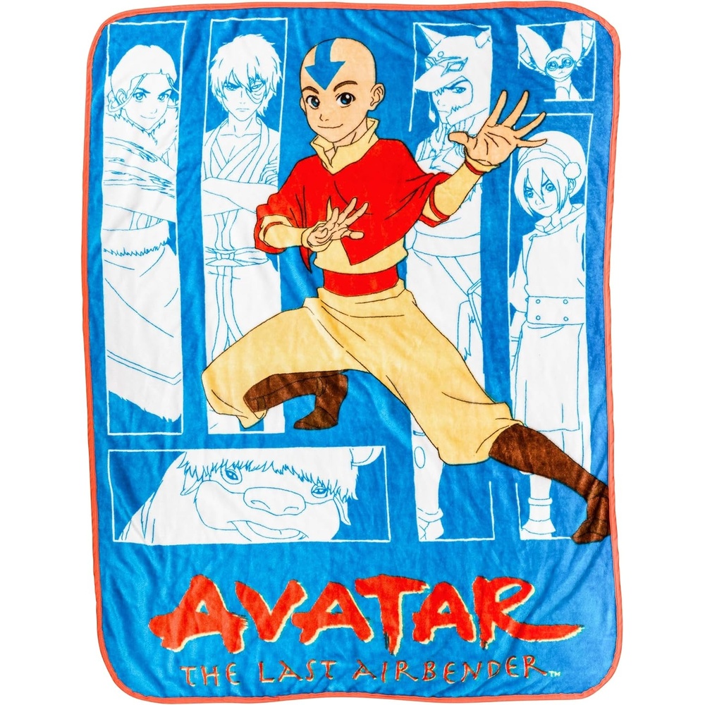 image:imageSilver Buffalo Rainbow Brite Rainbowland 45 x 60 Fleece Throw Soft and Cozy Blanket 250 GSMAvatar the Last Airbender