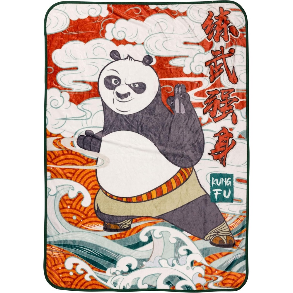 image:imageSilver Buffalo Rainbow Brite Rainbowland 45 x 60 Fleece Throw Soft and Cozy Blanket 250 GSMKung Fu Panda