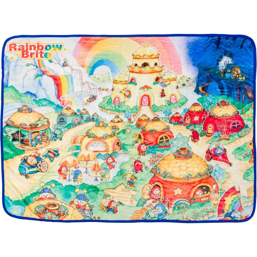 image:imageSilver Buffalo Rainbow Brite Rainbowland 45 x 60 Fleece Throw Soft and Cozy Blanket 250 GSMRainbow Brite Rainbowland