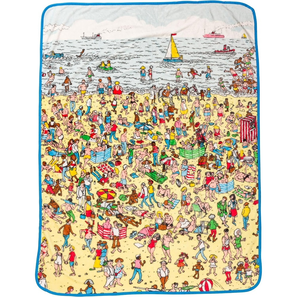 image:imageSilver Buffalo Rainbow Brite Rainbowland 45 x 60 Fleece Throw Soft and Cozy Blanket 250 GSMWheres Waldo