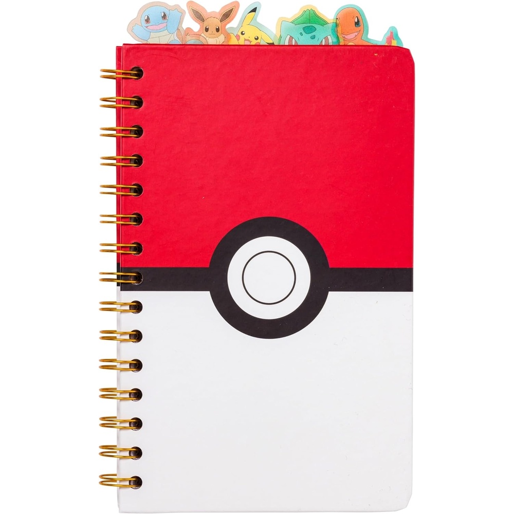 image:imageSilver Buffalo Rainbow Brite Spiral Tabbed Notebook Featuring Twink Starlite Rainbow Brite Puppy Brite and Shy Violet 8 x 5Pokemon Pokeball Starters Spiral