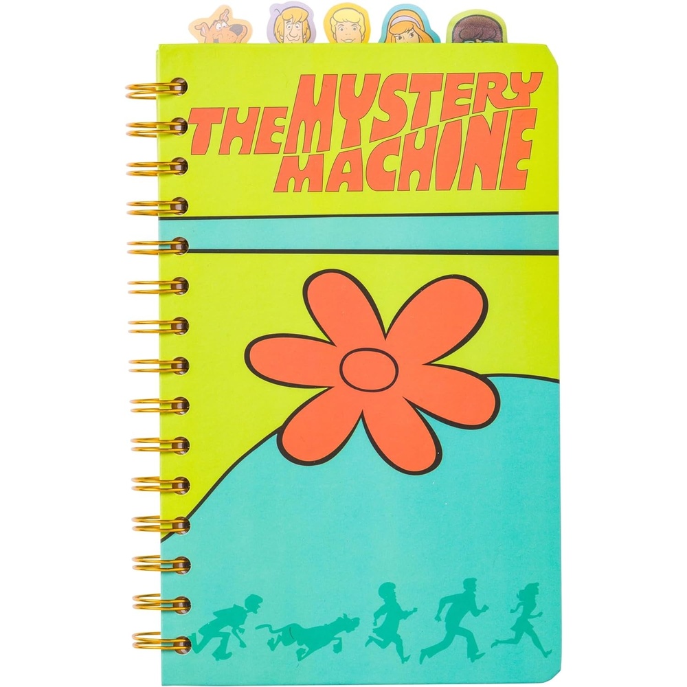 image:imageSilver Buffalo Rainbow Brite Spiral Tabbed Notebook Featuring Twink Starlite Rainbow Brite Puppy Brite and Shy Violet 8 x 5Warner Bros Scooby Doo