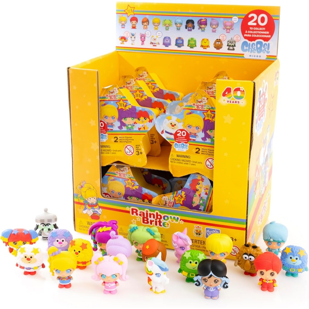 image:imageThe Loyal Subjects Rainbow Brite 12Pack with 24 Collectible Micro 15inch Cheebee Blind Bag Mystery FiguresRainbow Brite