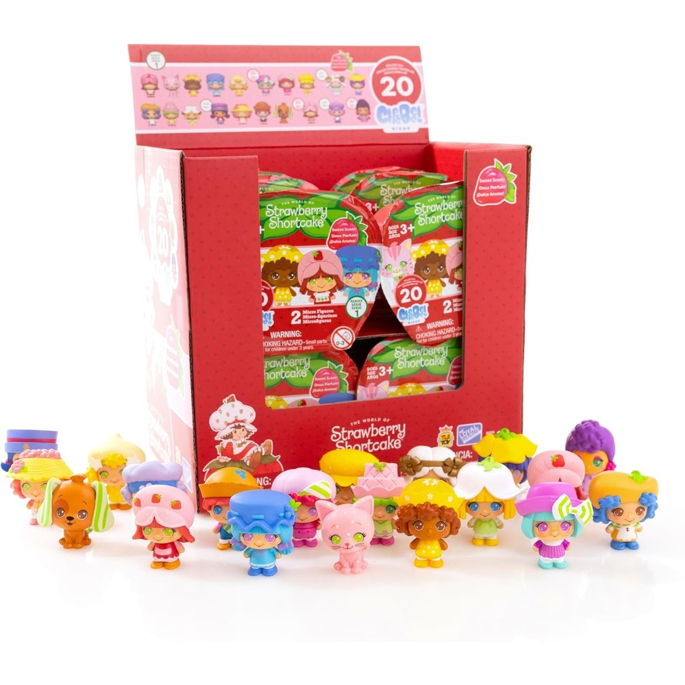 image:imageThe Loyal Subjects Rainbow Brite 12Pack with 24 Collectible Micro 15inch Cheebee Blind Bag Mystery FiguresStrawberry Shortcake