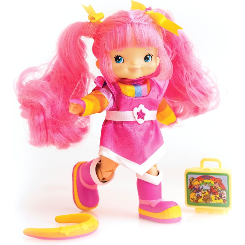 image:imageThe Loyal Subjects Rainbow Brite 55inch Tickled Pink Poseable Fashion Doll with 4 Surprise Reveal AccessoriesTickled Pink
