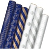 Navy  Gold  Silver  White