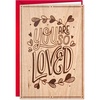 So Loved  Wood Card with Envelope