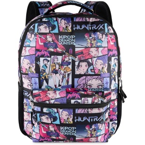 AI ACCESSORY INNOVATIONS Rainbow Brite Backpack for Girls, 16 x 12 x 5 inch School Bag with Laptop Pocket(Kpop Allover Print)