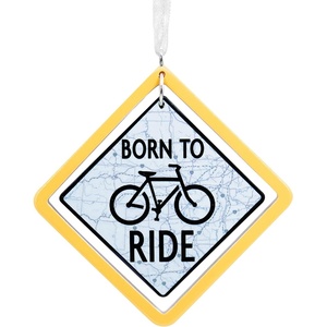 Hallmark Born to Ride Bicycle Christmas Ornament