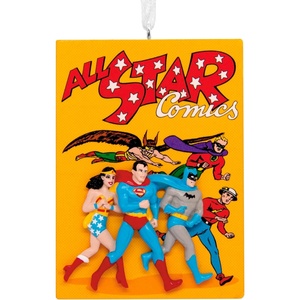 Hallmark Christmas Ornament, DC Justice League Comic Book Ornament, Super Hero Gifts