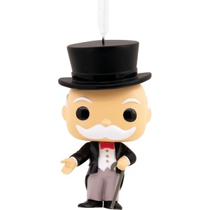 Hallmark Christmas Ornament, Hasbro Scrabble Ornament, Gifts for Friends and Family(Mr. Monopoly)