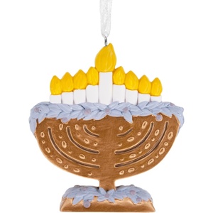 Hallmark Christmas Ornament, Menorah Ornament, Hanukkah Gifts