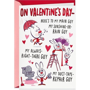 Hallmark Funny Valentine’s Day Card for Husband (Great Guy Poem)(Husband  Great Guy Poem)