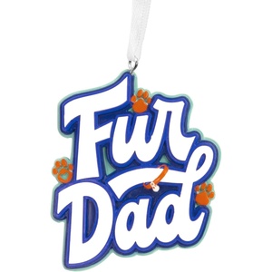 Hallmark Fur Dad Word Art Christmas Ornament