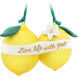 Hallmark Keepsake Christmas Ornament 2023, Live Life With Zest, Lemon Ornament