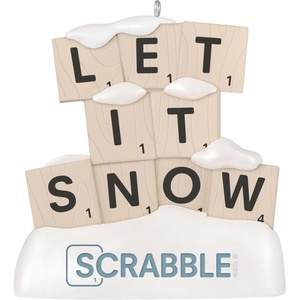 Hallmark Keepsake Christmas Ornament 2024, Hasbro Play-Doh Cupcake Creation, Gifts for Kids(2026 Scrabble Let It Snow)