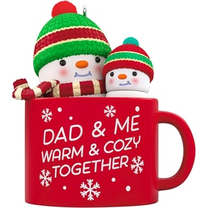 Hallmark Keepsake Christmas Ornament, Dad & Me Penguins Sledding 2025, Gifts for Dads(2023 Dad & Me)