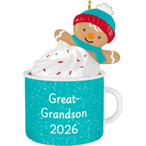 Hallmark Keepsake Christmas Ornament, Great-Grandson Cupcake 2025(2026 Great-Grandson)