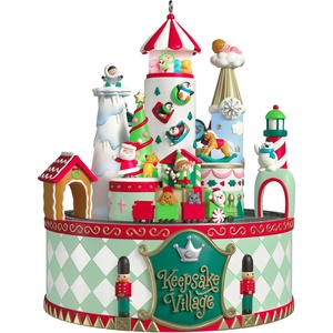 Hallmark Keepsake Christmas Ornament, Keepsake Village Musical with Light and Motion(Keepsake Village)