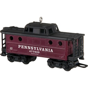 Hallmark Keepsake Christmas Ornament, Lionel New York Central Vanderbilt Tender, Metal, Gifts for Train Lovers(Lionel Pennsylvania K4 Caboose)