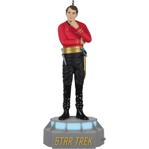 Hallmark Keepsake Christmas Ornament, Star Trek: The Next Generation Data’s Ode to Spot with Sound, Gifts for Trekkies(Scotty  Lieutenant Commander Montgomery Scott)