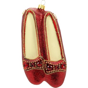 Hallmark Keepsake Christmas Ornament, The Wizard of Oz I’m Melting! I’m Melting! with Light, Sound and Motion, Movie Gifts(Ruby Slippers)