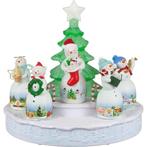 Hallmark Keepsake Christmas Tabletop Decoration 2025, Up on the Housetop Musical With Light and Motion, Christmas Decorations(Snowtop Lodge)