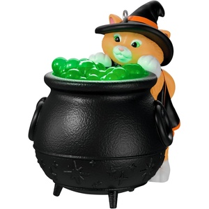 Hallmark Keepsake Halloween Ornament, Gnothing But Treats, Halloween Decorations(2026 Mischievous Kittens Orange Cat Energy)