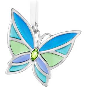 Hallmark Keepsake Mini Christmas Ornament (Bitty Bright Butterfly) 1.25″ Tiny Ornament for Tabletop Tree(Bitty Bright Butterfly)