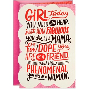 Hallmark Mahogany Mothers Day Card for Mom (My Beautiful Mother) (699MBC1169)(Phenomenal Woman)