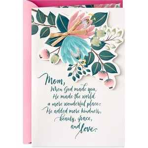 Hallmark Mahogany Mothers Day Card for Mom from Son or Daughter (Claim Your Joy)(Religious  Kindness)